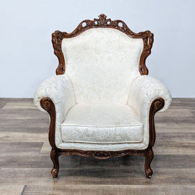 Image of Victorian Style Ornate Armchair