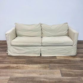 Image of Crate & Barrel Slipcover Sofa