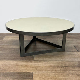 Image of Burke Decor Shagreen Round Coffee Table