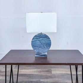 Image of Stone Disk Table Lamp