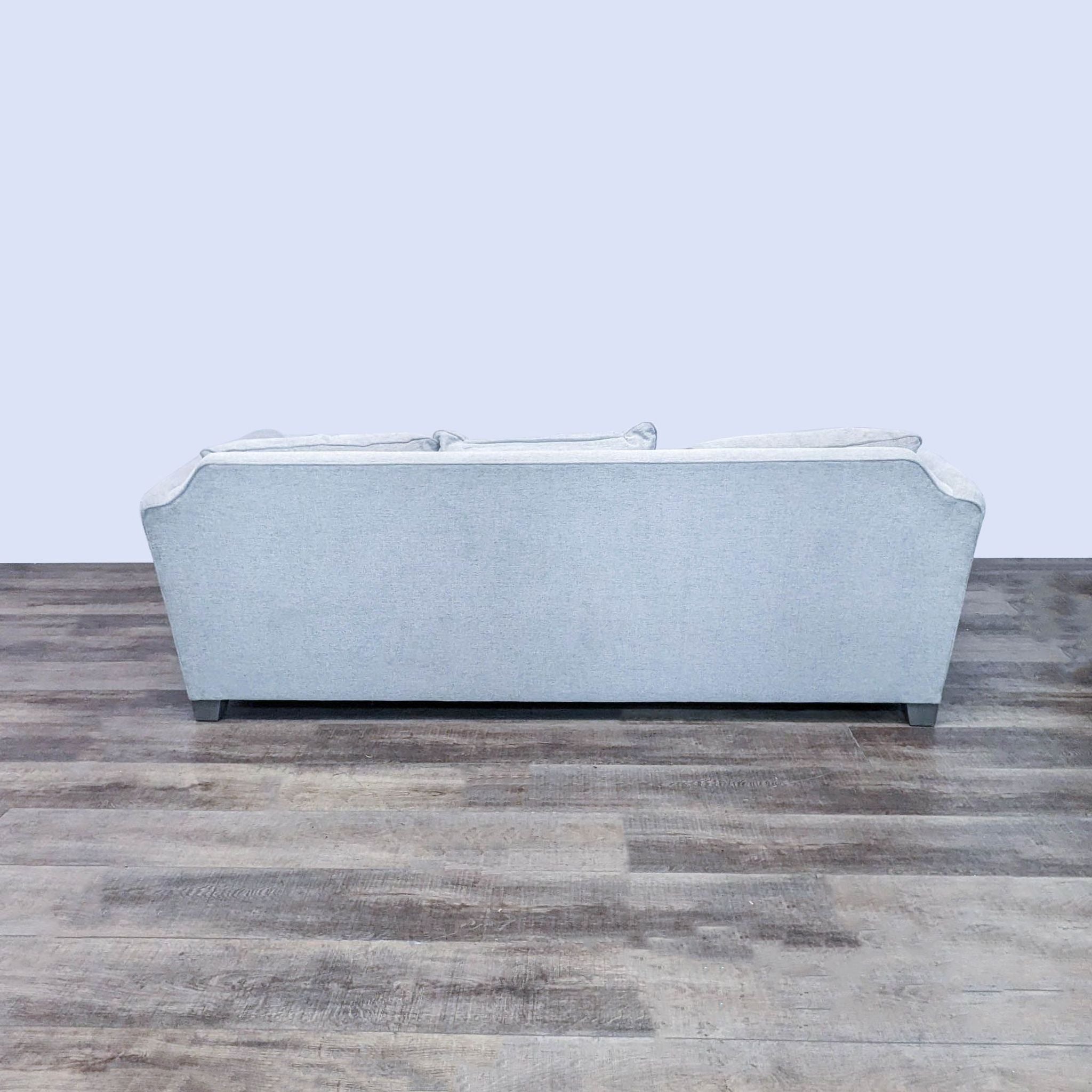 Crate & Barrel Sectional With Storage Ottoman