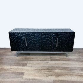 Image of CB2 Carved Wood Credenza