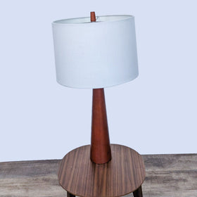 Image of Scandinavian  Style Wooden Table Lamp