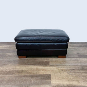Image of Contemporary Leather Ottoman