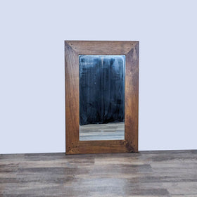 Image of Large Wood Framed Mirror