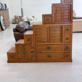 Image of Oriental Tansu Step Chest