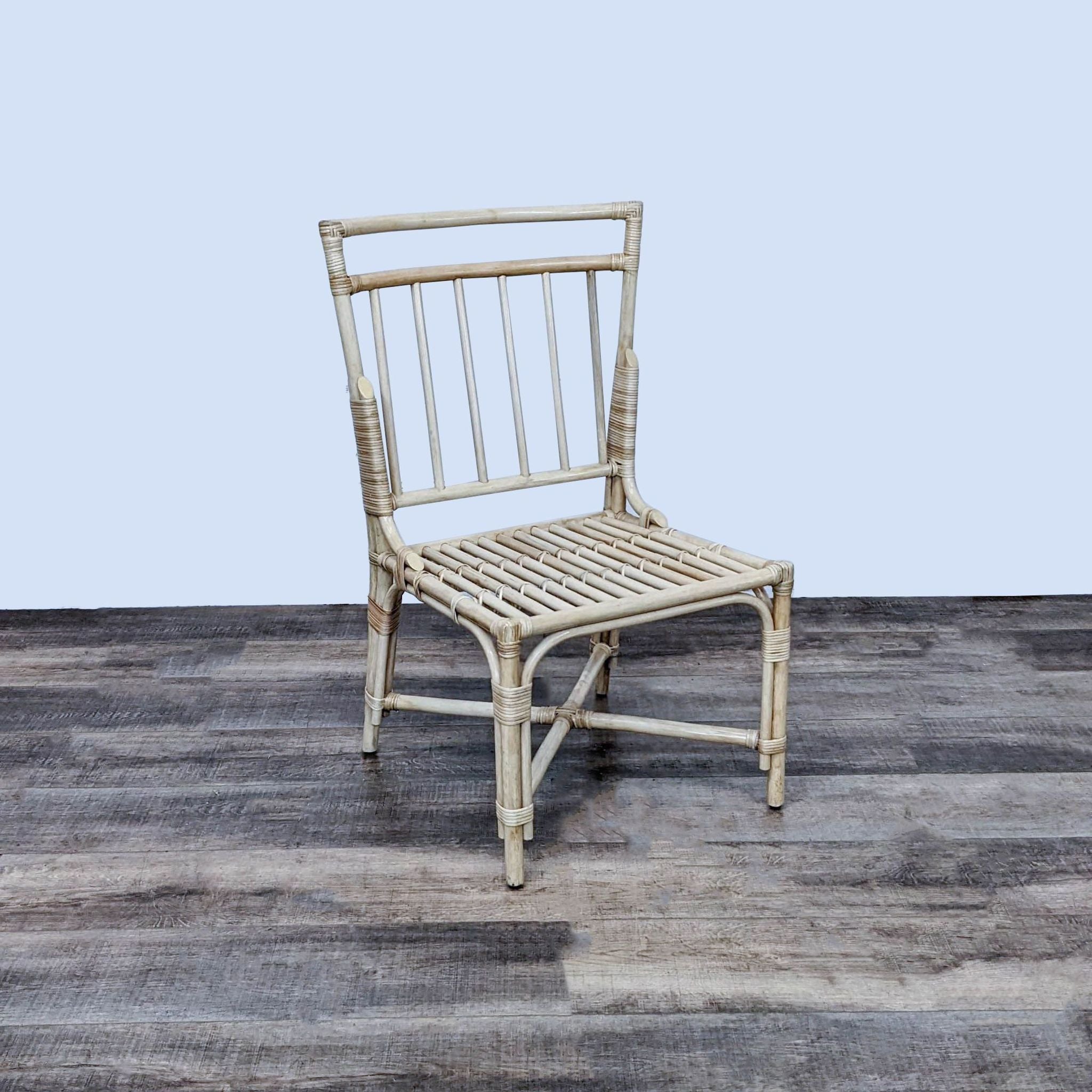 Pottery Barn Rattan Side Chair