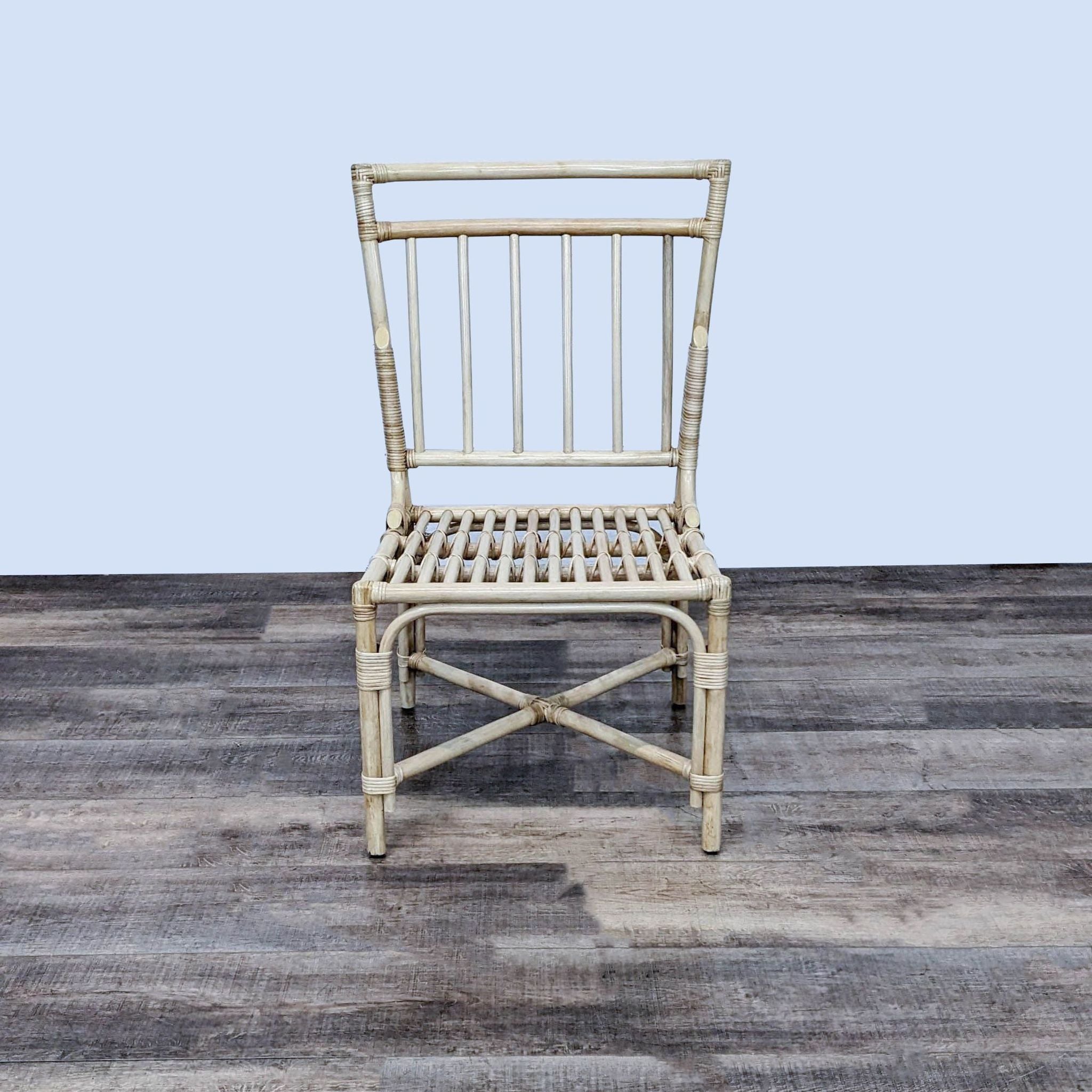 Pottery Barn Rattan Side Chair