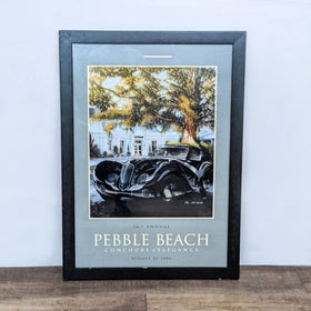 Image of Framed 2006 Pebble Beach Concours Poster