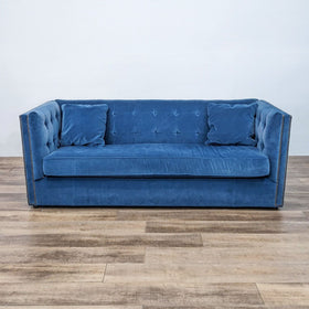 Image of Bassett Blue Glam Sofa