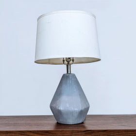 Image of Surya Diamond Cut Pattern Table Lamp