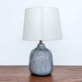 Image of Ceramic Crackle Glaze Table Lamp