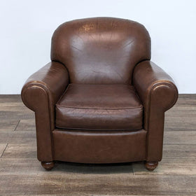Image of Contemporary Leather Club Chair