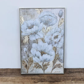 Image of Floral Art on Canvas