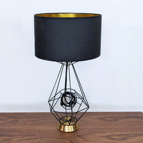 Image of Delancey Geometric Wire Table Lamp