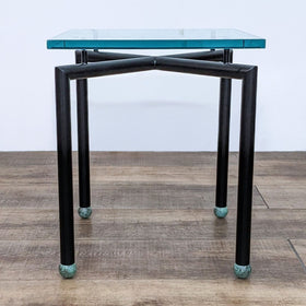 Image of Glass Top Side Table