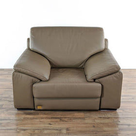 Image of Dima Salotti Tonga Full Leather Grey Chair