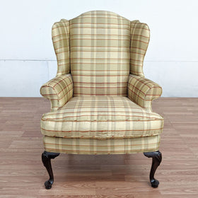 Image of Drexel Heritage Upholstered Wingback Chair