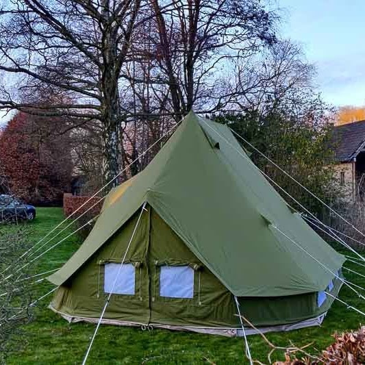 5 person tent side view