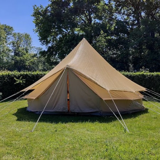 bell tent 5m with protector fitted