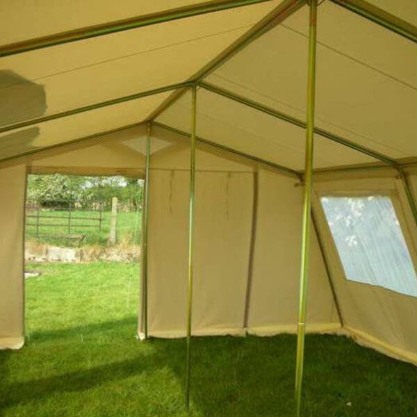 wall tent - mess tent Interior View