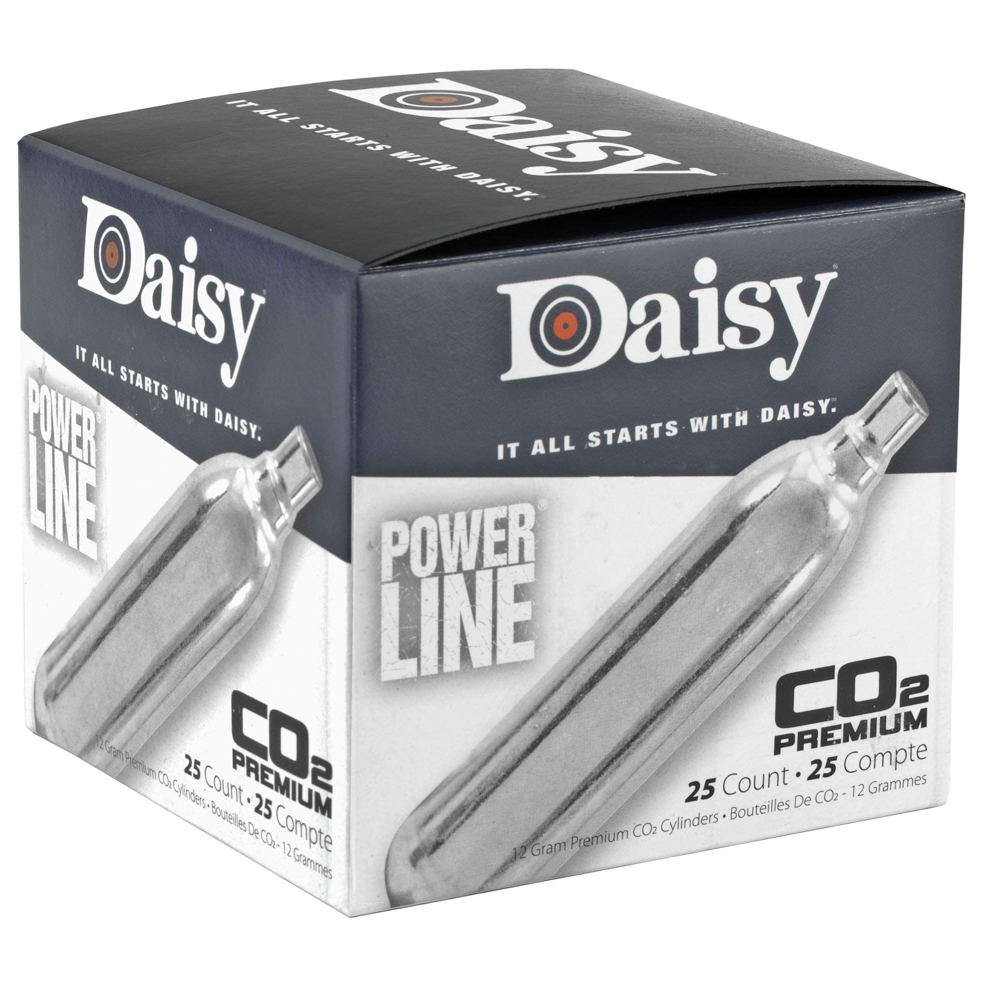 Daisy Powerline Premium CO2 Cylinder 25 Count