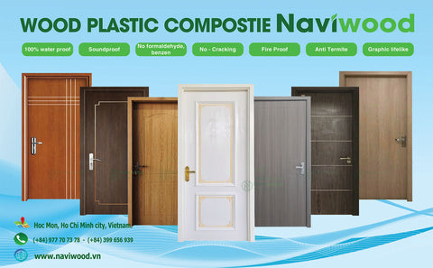 Beautiful composite wood and plastic door models