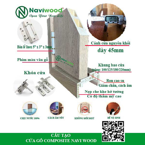 Lý do nên chọn cửa gỗ nhựa Naviwood