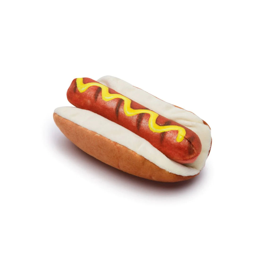 Hotdog Plush Dog Toy