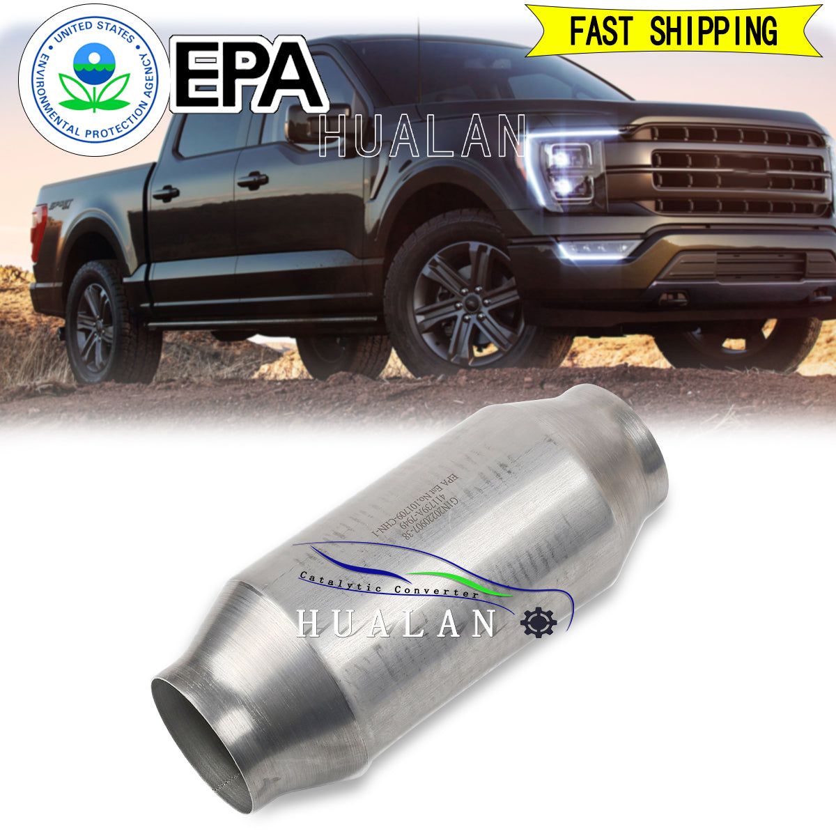 3" Universal Catalytic Converter 3inch High Flow Catalytic Catalyst for 410300