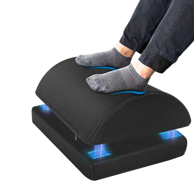 Foot Rest Stool Ergonomic Adjustable Height Under Desk/Car