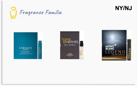 fragrance familia 3 perfume sampler pack for new york and new jersey