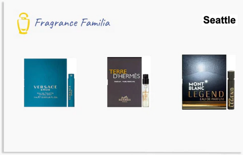 fragrance familia free 3 piece perfume sample pack for Seattle, WA