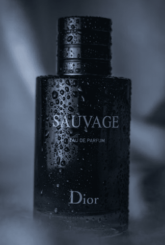 bottle of dior sauvage eau de parfum cologne