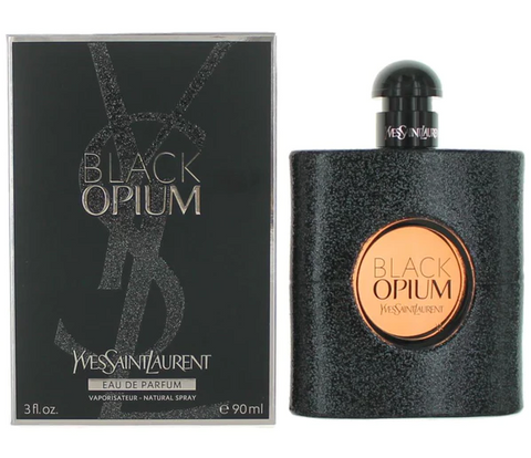 bottle of black opium perfume for women