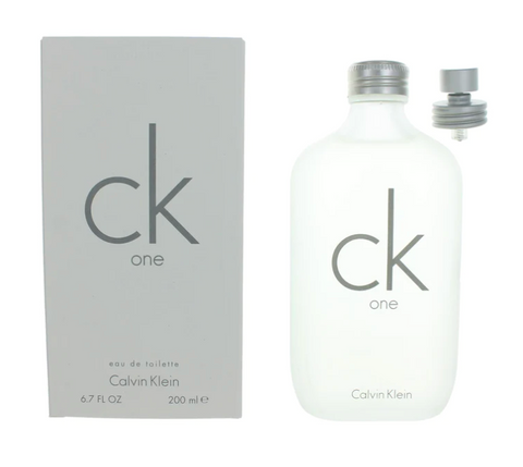 6.7 oz bottle of calvin klein one cologne suitable for teenagers