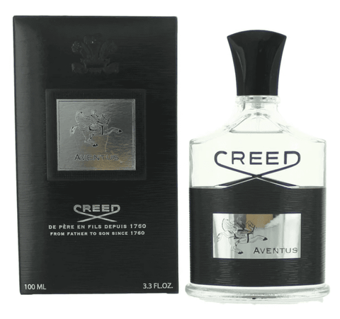 3.3 oz bottle of creed aventus cologne