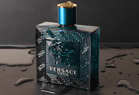 3.3 oz bottle of versace eros cologne