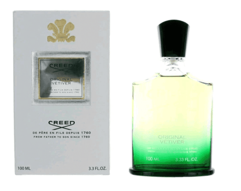 3.3 oz bottle of creed original vetiver mens cologne