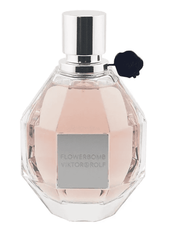 3.4 oz. bottle of flowerbomb floral perfume for women
