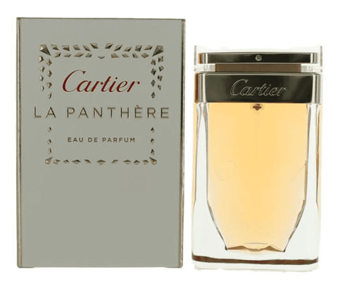 2.5 oz. bottle of La Panthere cologne By Cartier