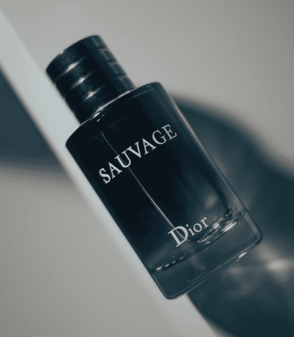 3.4 oz bottle of dior sauvage cologne