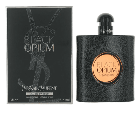 3 oz bottle of ysl's black opium perfume