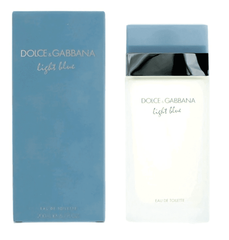 6.7 oz bottle of Light Blue By Dolce & Gabbana perfume