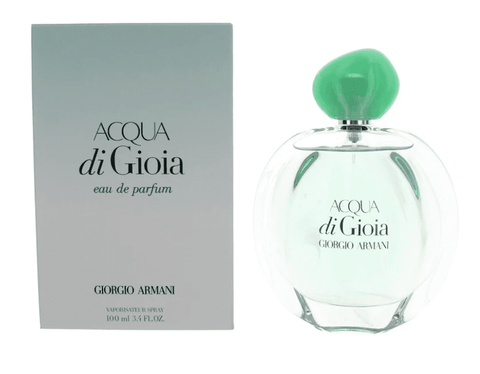 3.4 oz bottle of Acqua Di Gioia perfume By Giorgio Armani