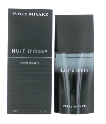 4.2 oz bottle of Nuit D'Issey cologne By Issey Miyake