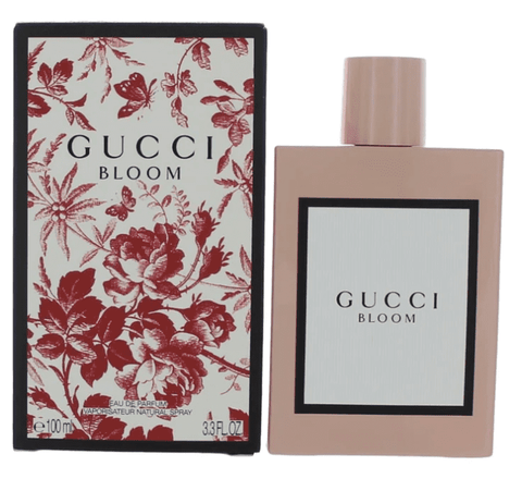 3.3 oz bottle of gucci bloom perfume