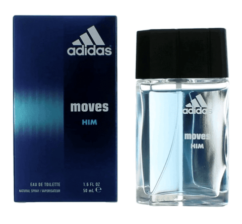 1.6 oz bottle of adidas moves colognes for men