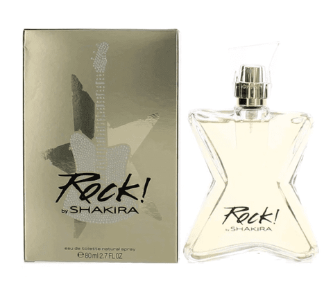 2.7 oz bottle of rock perfume by shakira