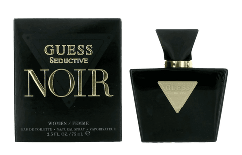 2.5 oz bottle of guess seductive noir perfume for her